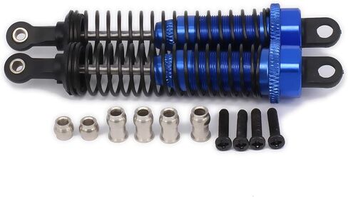 RC Adjustable Shocks Absorber Springs Set Upgrade Parts 283004 80mm 1/16 Buggy Truck Off-Road HPI HSP Traxxas Losi Axial Tamiya Redcat Car in Saudi Arabia