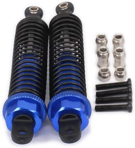 RC Adjustable Shocks Absorber Springs Set Upgrade Parts 283004 80mm 1/16 Buggy Truck Off-Road HPI HSP Traxxas Losi Axial Tamiya Redcat Car in Saudi Arabia