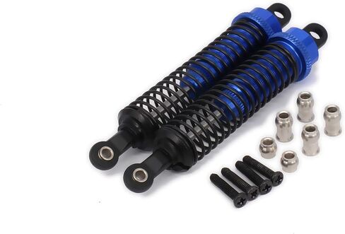 RC Adjustable Shocks Absorber Springs Set Upgrade Parts 283004 80mm 1/16 Buggy Truck Off-Road HPI HSP Traxxas Losi Axial Tamiya Redcat Car in Saudi Arabia