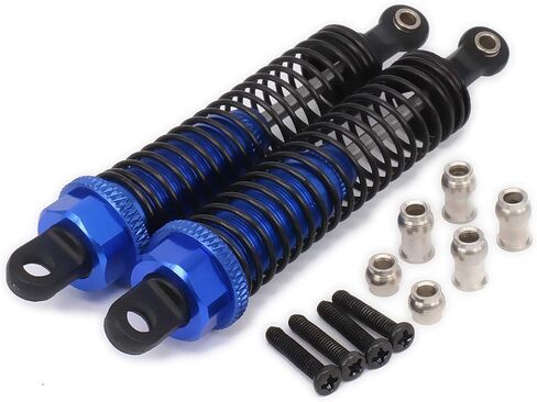 RC Adjustable Shocks Absorber Springs Set Upgrade Parts 283004 80mm 1/16 Buggy Truck Off-Road HPI HSP Traxxas Losi Axial Tamiya Redcat Car in Saudi Arabia