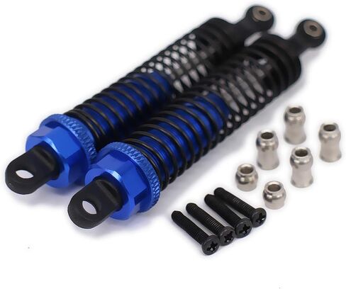 RC Adjustable Shocks Absorber Springs Set Upgrade Parts 283004 80mm 1/16 Buggy Truck Off-Road HPI HSP Traxxas Losi Axial Tamiya Redcat Car in Saudi Arabia