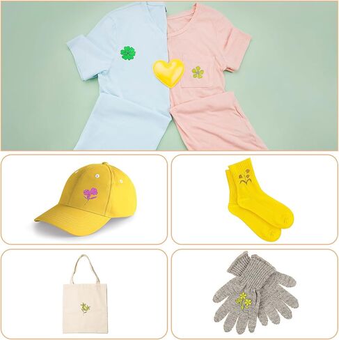 50Pcs Pattern Stick and Stitch Embroidery Paper Water Soluble Stabilizer for Embroidery with Pre-Printed Flowers and Leaves Adhesive Stabilizer for Embroidery Beginner Hand Sewing in Kuwait