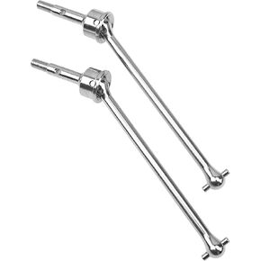 2 قطعة ShareGoo فولاذ أمامي CVD محرك عمود CVD Driveshaft Dogbone مشترك متوافق مع Traxxas UDR 1/7 RC غير محدود Desert Racer Repalce of 8550 8553 (فضي) in Kuwait