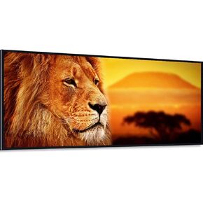 Instarry 5D Diamond Painting Kits Large Size African Lion Crystal Cross Stitch Living Room Decor Craft Kits 47.2x15.7 inch