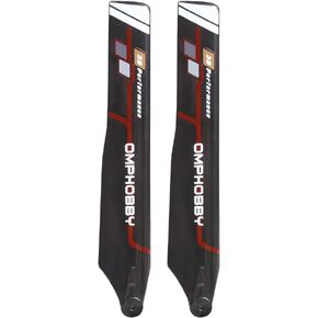قطع غيار طائرات الهليكوبتر OMPHOBBY M1 EVO OSHM1209R الشفرة الرئيسية 125-(الاستبدال الأصلي باللون الأحمر اللامع لـ OMP Hobby M1-EVO RC قطع غيار ملحقات طائرات الهليكوبتر
