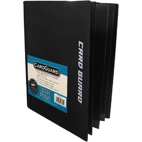 CardGuard Trading Card Binder Pro-Folio – 9 Pocket Binder - Side-Loading Album, Durable & Acid-Free Storage for Pokémon, YuGiOh, MTG, TCG, Game & Sports Cards, Black in Saudi Arabia