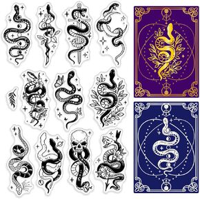 CRASPIRE Witch Silicone Clear Rubber Stamps Halloween Themed Pumpkin Spooky Reusable Silicone Transparent Seals for Cards Making DIY Scrapbooking Journal Photo Album Decorative Decor in Kuwait