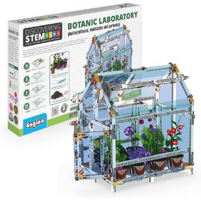 ألعاب إنجينو- STEM، ألعاب بناء للأطفال من سن 9+، مختبر بوتانيك - دفيئة زراعية عملية بالكامل، هدية للأولاد والبنات، الأنشطة التجريبية
