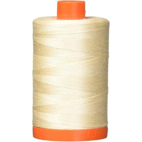 Aurifil A1050-2000 Mako Cotton Thread Solid 50WT 1422Yds Light Sand (Single Расk) in Kuwait