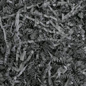 MagicWater Supply - 2 LB - Slate Gray - Crinkle Cut Paper Shred Filler great for Gift Wrapping, Basket Filling, Birthdays, Weddings, Anniversaries, Valentines Day, and other occasions