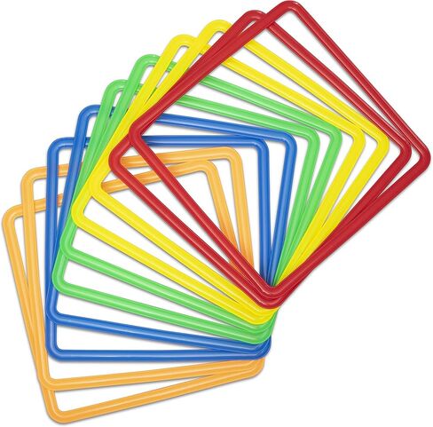 مجموعة مربعات حجلة بلاستيكية كبيرة من تي دي ار اس بي ال واي لا حاجة للطباشير للعب في الاماكن المغلقة والمفتوحة كاملة مع موصلات وشنطة حمل in Kuwait