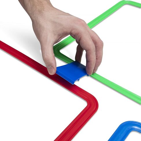 مجموعة مربعات حجلة بلاستيكية كبيرة من تي دي ار اس بي ال واي لا حاجة للطباشير للعب في الاماكن المغلقة والمفتوحة كاملة مع موصلات وشنطة حمل in Kuwait