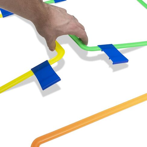 مجموعة مربعات حجلة بلاستيكية كبيرة من تي دي ار اس بي ال واي لا حاجة للطباشير للعب في الاماكن المغلقة والمفتوحة كاملة مع موصلات وشنطة حمل in Kuwait