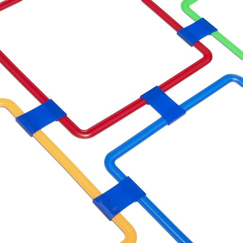 مجموعة مربعات حجلة بلاستيكية كبيرة من تي دي ار اس بي ال واي لا حاجة للطباشير للعب في الاماكن المغلقة والمفتوحة كاملة مع موصلات وشنطة حمل in Kuwait