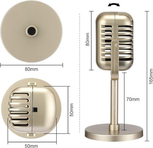 4 قطع من Zubebe ميكروفون قديم دعائم ميكروفون بلاستيكي عتيق لعبة ميكروفون وهمية للهالوين عيد الميلاد ديكور طاولة المسرح لحفلات الزفاف وأعياد الميلاد وحفلات التظاهر (أسود) in Kuwait