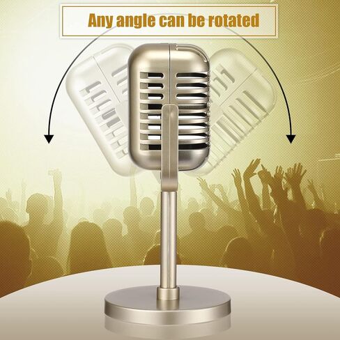 4 قطع من Zubebe ميكروفون قديم دعائم ميكروفون بلاستيكي عتيق لعبة ميكروفون وهمية للهالوين عيد الميلاد ديكور طاولة المسرح لحفلات الزفاف وأعياد الميلاد وحفلات التظاهر (أسود) in Kuwait