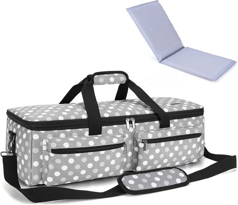 LUXJA Carrying Bag Compatible with Cricut Explore Air and Maker, Tote Bag Compatible with Cricut Explore Air, Silhouette Cameo 4 and Supplies (Bag Only, Patent Design), Purple in Saudi Arabia