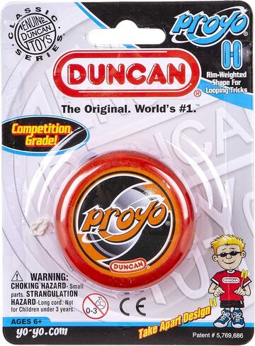 دنكان تويز برويو لوبر يو يو، يو يو للمبتدئين مع خيط، محور خشبي وجسم بلاستيكي، لون غامض in Kuwait