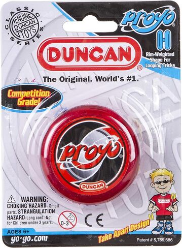 دنكان تويز برويو لوبر يو يو، يو يو للمبتدئين مع خيط، محور خشبي وجسم بلاستيكي، لون غامض in Kuwait