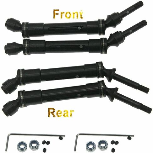 JINYI Rear Drive Shaft fits 1/10 Traxxas Slash 4X4 Rustler VXL Stampede 4X4 VXL (2 Pack) in Kuwait