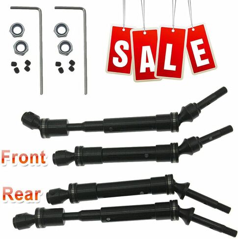 JINYI Rear Drive Shaft fits 1/10 Traxxas Slash 4X4 Rustler VXL Stampede 4X4 VXL (2 Pack) in Kuwait