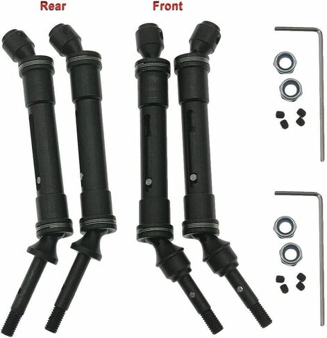 JINYI Rear Drive Shaft fits 1/10 Traxxas Slash 4X4 Rustler VXL Stampede 4X4 VXL (2 Pack) in Kuwait