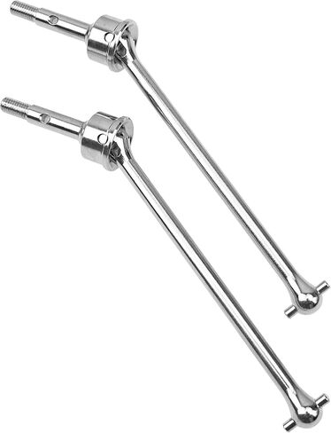 2 قطعة ShareGoo فولاذ أمامي CVD محرك عمود CVD Driveshaft Dogbone مشترك متوافق مع Traxxas UDR 1/7 RC غير محدود Desert Racer Repalce of 8550 8553 (فضي) in Kuwait