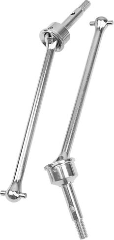2 قطعة ShareGoo فولاذ أمامي CVD محرك عمود CVD Driveshaft Dogbone مشترك متوافق مع Traxxas UDR 1/7 RC غير محدود Desert Racer Repalce of 8550 8553 (فضي) in Kuwait