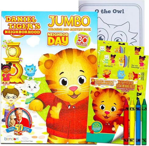 Daniel Tiger Coloring and Activity Book Set with Stickers and Crayons in Kuwait