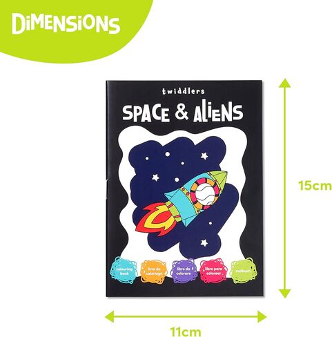 THE TWIDDLERS - 24 Pack 6 Themes Bulk Mini Coloring Books for Kids Ages 3+, Includes Farm & Wild Animals, Birds, Sea, Crawlies - Dinosaur Coloring Book Party Favor, Classroom Activity Books in Kuwait