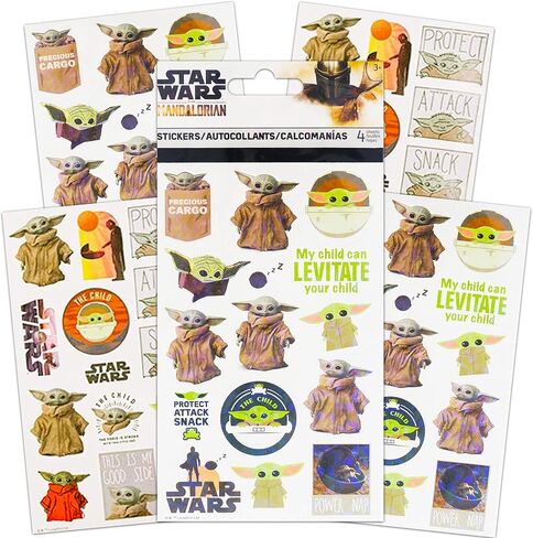 Mandalorian Baby Yoda Coloring Books 2 Pack ~ 80 Pg Star Wars Coloring Books for Kids Featuring Baby Yoda and The Mandalorian with Stickers! (Baby Yoda Activity Books) in Kuwait