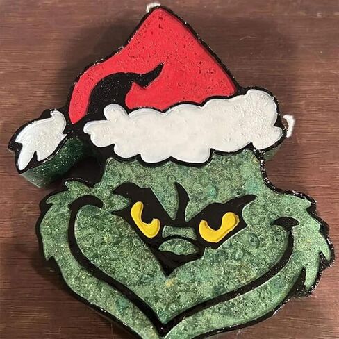 Christmas Freshie Mold, Large Silicone Mold for Aroma Beads, Car Freshies, Soap Candle Wax Clay Plaster Making, Epoxy Resin Casting, DIY Craft, Xmas Home Decor in Saudi Arabia