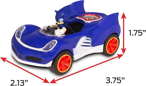 NKOK Sonic The Hedgehog All-Stars Racing Transformed Pull Back Racer - Sonic; No Batteries Required; Pull Back, Let go, and Watch Sonic Race in Saudi Arabia