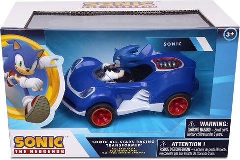 NKOK Sonic The Hedgehog All-Stars Racing Transformed Pull Back Racer - Sonic; No Batteries Required; Pull Back, Let go, and Watch Sonic Race in Saudi Arabia