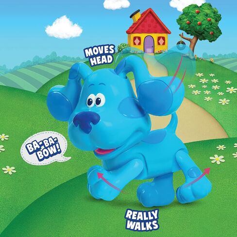 Blue's Clues & You! Walk & Play Blue, Walking and Barking Interactive Pet, Kids Toys for Ages 3 Up by Just Play in Saudi Arabia