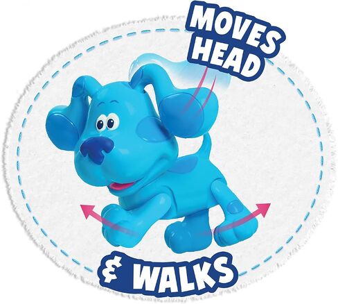 Blue's Clues & You! Walk & Play Blue, Walking and Barking Interactive Pet, Kids Toys for Ages 3 Up by Just Play in Saudi Arabia