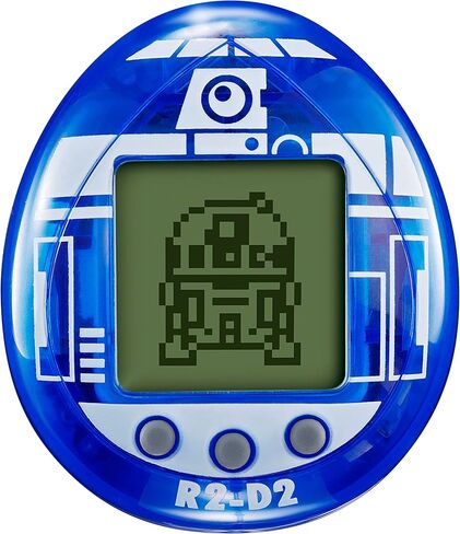 Tamagotchi 88821 Star Wars R2D2 Virtual Pet Droid with Mini-Games, Animated Clips, Extra Modes & Key Chain-(White), Multicolour in Kuwait