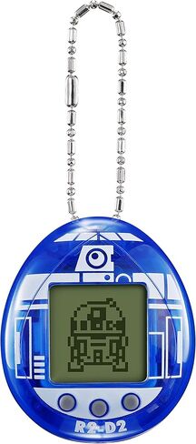 Tamagotchi 88821 Star Wars R2D2 Virtual Pet Droid with Mini-Games, Animated Clips, Extra Modes & Key Chain-(White), Multicolour in Kuwait