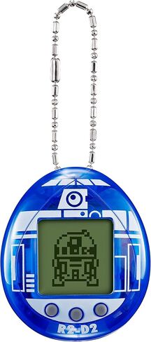 Tamagotchi 88821 Star Wars R2D2 Virtual Pet Droid with Mini-Games, Animated Clips, Extra Modes & Key Chain-(White), Multicolour in Kuwait