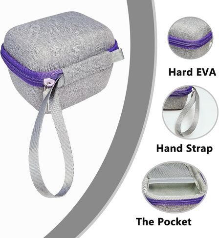 XEGIMOR Travel Case Compatible With Bitzee Interactive Toy Digital Pet and Case, Case Holder Compatible With Bitzee Virtual Electronic Pet Storage Accessories(Gray Case Only) in Kuwait