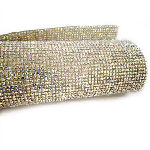 ورق من حجر الراين الكريستالي ذاتي اللصق من هونباي مقاس 24 × 40 سم (إيه بي ملون) in Kuwait