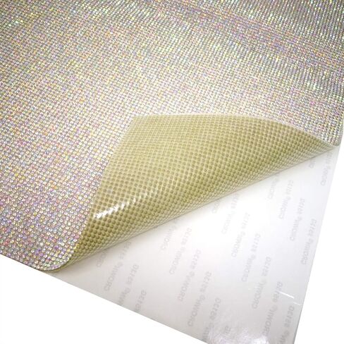 ورق من حجر الراين الكريستالي ذاتي اللصق من هونباي مقاس 24 × 40 سم (إيه بي ملون) in Kuwait