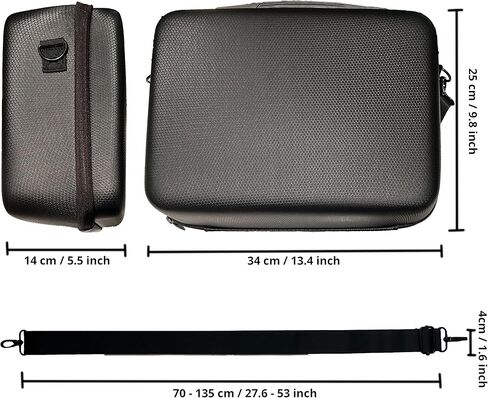 حقيبة مقاومة للماء من بيل تيك لدي جيه اي افاتا، حافظة مضادة للصدمات والعوامل الجوية، متوافقة مع مجموعة دي جيه اي افاتا فلاي مور من جي اي، تناسب نظارات دي جيه اي 2 و دي جيه اي FPV V2, أسود in Kuwait