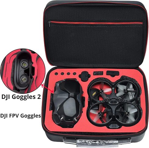 حقيبة مقاومة للماء من بيل تيك لدي جيه اي افاتا، حافظة مضادة للصدمات والعوامل الجوية، متوافقة مع مجموعة دي جيه اي افاتا فلاي مور من جي اي، تناسب نظارات دي جيه اي 2 و دي جيه اي FPV V2, أسود in Kuwait