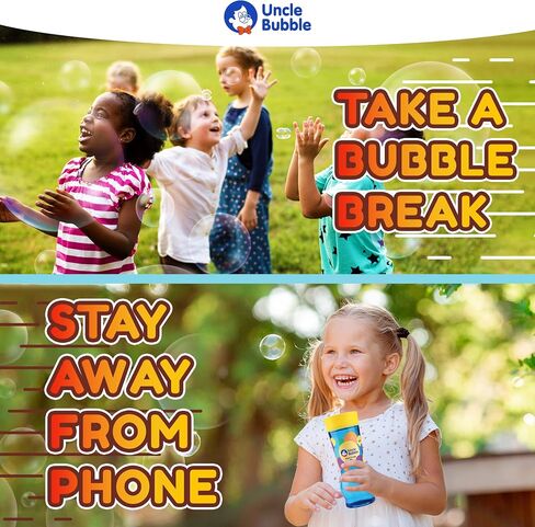Uncle Bubble 2 Sets Giant Bubble Wands - Includes 2 Big Bubble Sword and 8oz Uncle Bubble Ultra Bubble Solution in Saudi Arabia