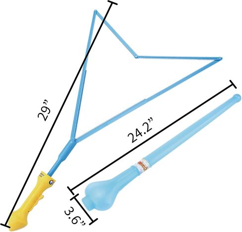 Uncle Bubble 2 Sets Giant Bubble Wands - Includes 2 Big Bubble Sword and 8oz Uncle Bubble Ultra Bubble Solution in Saudi Arabia