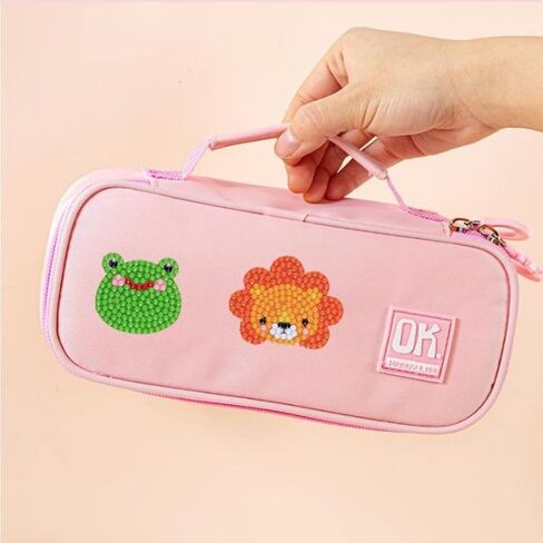 مجموعات ملصقات طلاء ألماس 5D DIY، 24 نوعًا من ملصقات فنية ماسية ثلاثية الأبعاد للحيوانات طلاء كرتوني بالأرقام ملصقات فسيفساء ماسية فنية ملصقات حرفية ماسية للأطفال DIY فسيفساء ماسية in Kuwait