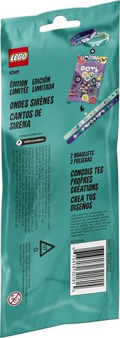 ليجو مجموعة اساور بتصميم حورية البحر 41909 من دوتس بتصميم ابداعي للاطفال، مجموعة اساور يدوية مبتكرة للاطفال، جديدة 2021 (34 قطعة) in Kuwait