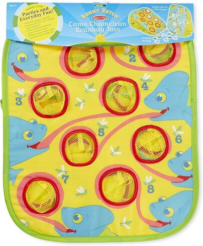Melissa & Doug Sunny Patch Camo Chameleon Bean Bag Toss Action Game in Saudi Arabia