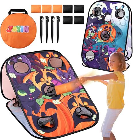 JOYIN Halloween New Frame Toss Game Board with Bean Bag，Party Favor Supplies, Beach Yard Outdoor Activities, Games Pack and Decoration for Kids in Saudi Arabia